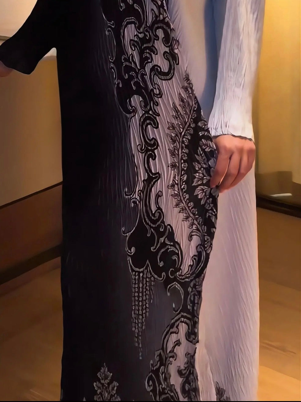 Ziya Pleated Silk