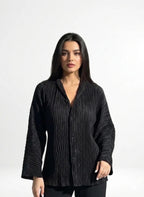 Diamond Pleated Silk Set