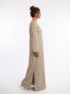 Dilruba Kaftan in Glass Tissue Silk